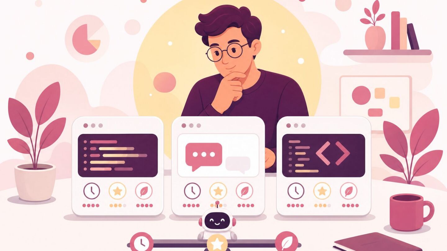 مقایسه چند دستیار کدنویسی بدون نام برند